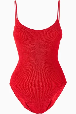 Hunza G Pamela One-Piece Swimsuit in Original Crinkle™