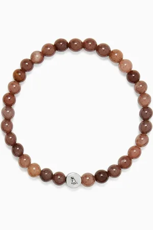 Coach Rexy Disc Beaded Bracelet in Sterling Silver