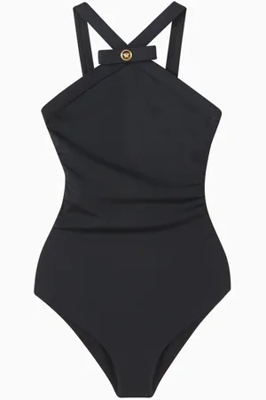 VERSACE Gianni One-piece Swimsuit in Stretch Nylon