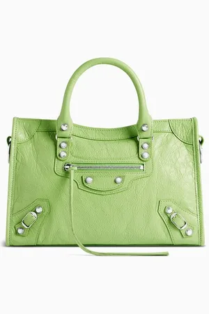 Balenciaga Small Le City Bag in Arena Lamsbkin