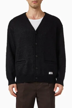 Wacko Maria Type-1 Cardigan in Glitter Wool-blend