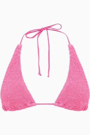 Bond Eye Sofie Eco Triangle Bikini Top in Regenerated Nylon