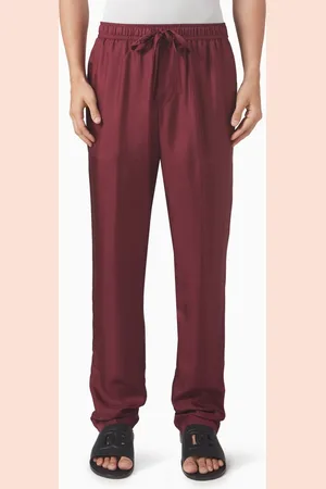 Dolce & Gabbana Logo Embroidered Pyjama Pants in Silk
