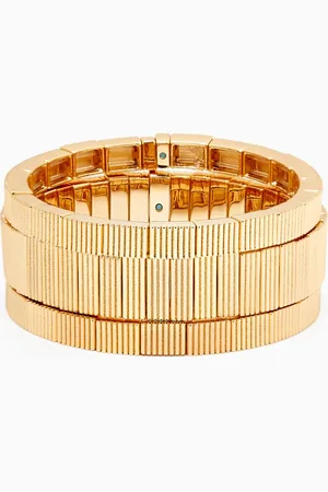 Roxanne Assoulin The Florentine Bracelets in -tone Metal, Set of 3
