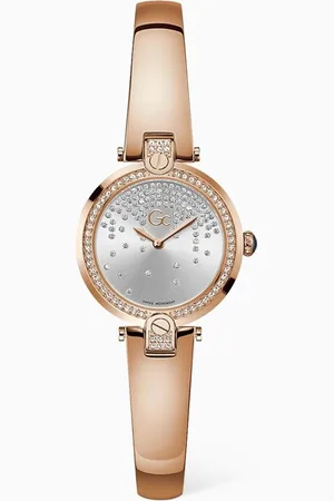 GC Fusion Bangle Cable Quartz Stainless Steel Watch, 28mm