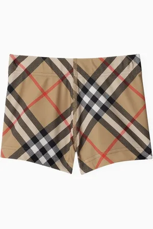 Burberry Alvis Check-print Swim Shorts