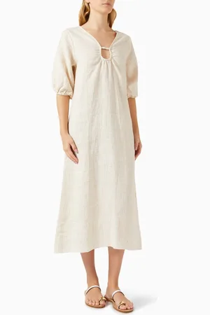 Deiji Studios Squared Dress in Organic-cotton