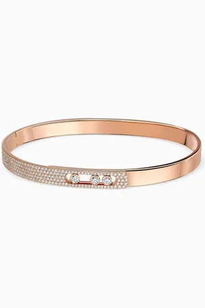 MESSIKA Move Noa Pavé Diamond Bangle Bracelet in 18kt Rose Gold