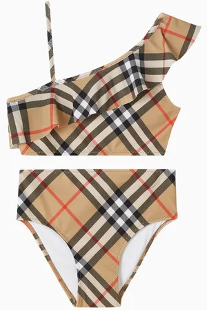 Burberry Check-pattern Two-piece Bikini