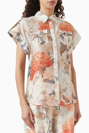 LEO LIN Catarina Blouse in Linen-blend