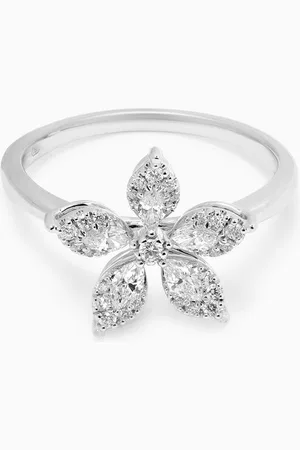 Damas Flora Diamond Ring in 18kt Gold
