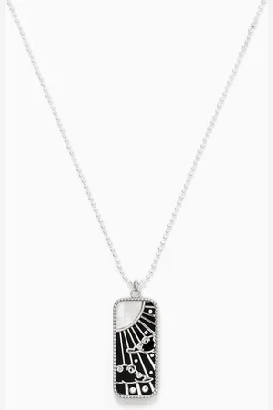 L´Atelier Air Onyx Pendant Necklace in Sterling