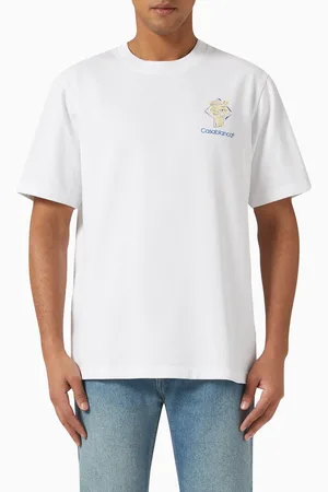 Casablanca Diamond Column T-shirt in Cotton