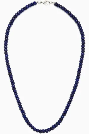 L´Atelier Beaded Lapis Lazuli Necklace