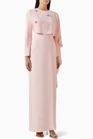 Nihan Peker Erica Crystal-embellished Dress in Crepe