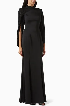 BASIX Crystal-embellished Maxi Dress