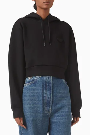 Prada Cropped Hoodie