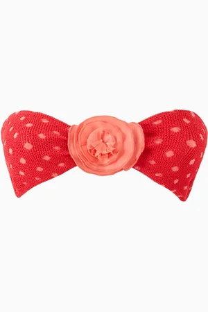 Leslie Amon Maria Polka-dot Bikini Top