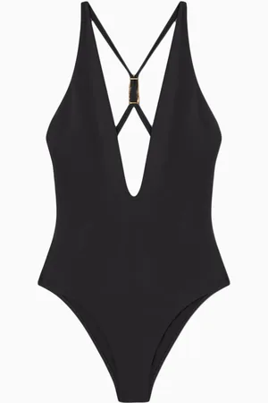 VERSACE Safety-pin One-piece Swimsuit
