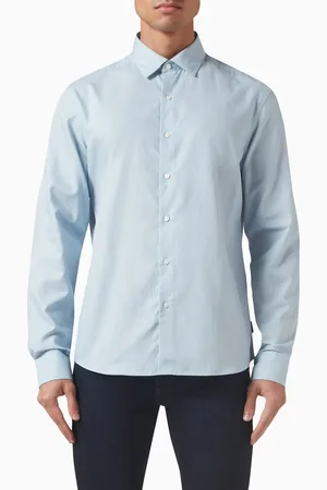 Michael Kors Dobby Shirt in Cotton
