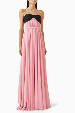 Nihan Peker Vivienne Strapless Gown in Chiffon