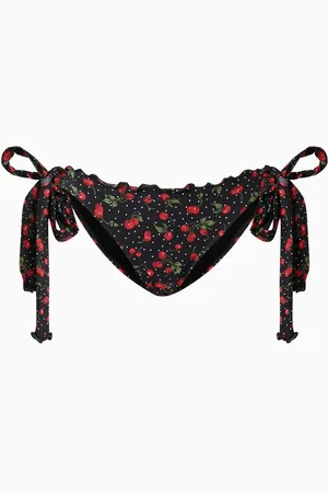 Leslie Amon Marysa Cherry-print Bikini Briefs