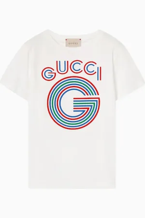 Gucci Logo Graphic T-shirt in Cotton