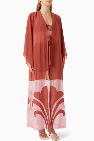 Adriana Degreas Vintage Lily Cover-up Maxi Dress