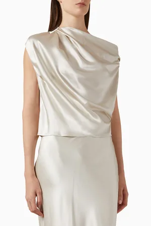 The Sei Draped One-shoulder Top