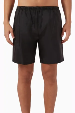 Prada Logo Swim Shorts in Re-Nylon