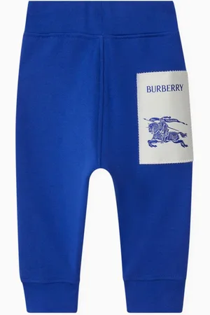 Burberry Logo-patch Sweatpants in Cotton