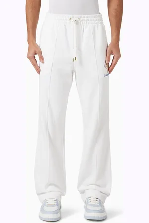 Casablanca Diamond Column Panelled Sweatpants in Cotton