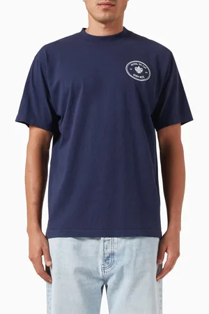 Sporty & Rich Eden Crest Kennedy T-shirt in Cotton-jersey