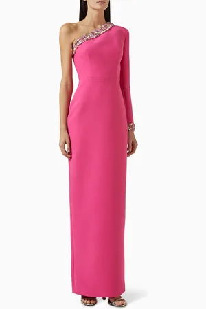 Nihan Peker Rei Crystal-embellished Dress in Crepe