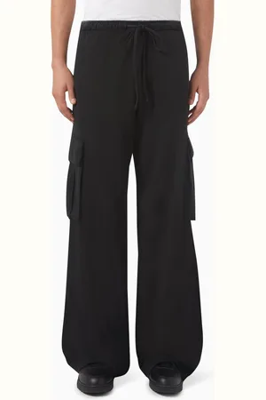 Palm Angels Monogram Cargo Pants in Cotton-jersey