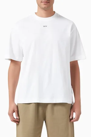 OFF-WHITE Off Stamp Skate Logo T-Shirt in Cotton