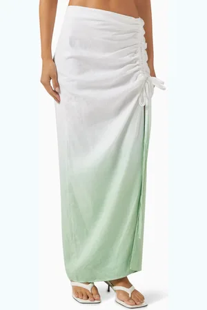 Azulu Mirna Drawstring Ombre Skirt