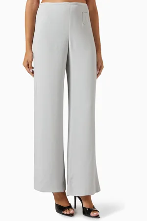 Emporio Armani Wide-leg Pants in Cady