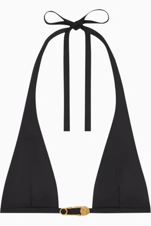 VERSACE Safety Pin Bikini Top