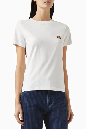 Kenzo Embroidered Logo T-shirt in Cotton