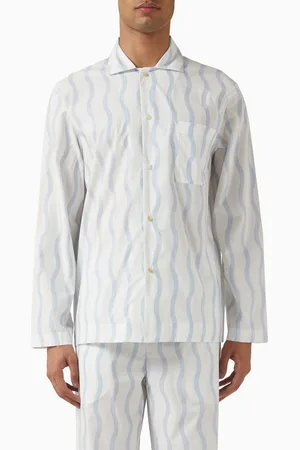Frescobol Carioca Amaro Pyjama Shirt in Organic Cotton