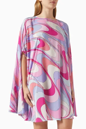 Puccini Onde-print Kaftan in Silk