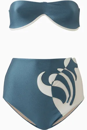 Adriana Degreas Vintage Lily High-leg Bikini Set