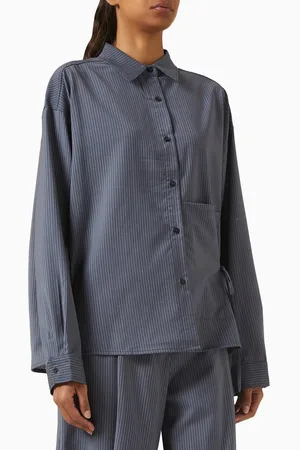Deiji Studios Stripe Pocket Shirt in Wool