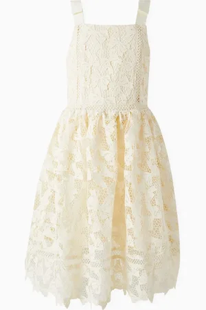 Self-Portrait Bow Lace Dress