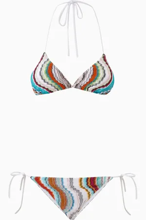 Missoni Striped Bikini Set in Viscose-knit
