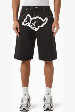 ICECREAM Running Puppy Shorts in Denim