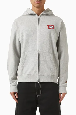 ICECREAM Roundabout Zip-Through Hoodie in Cotton Loopback