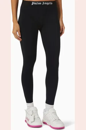 Palm Angels Classic Logo Leggings in Stretch Nylon