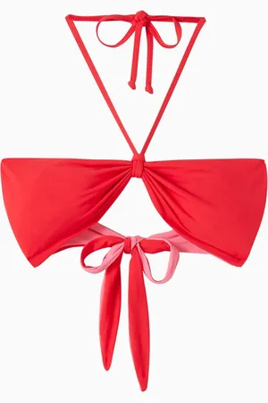 Bond Eye Ida Reversible Tie-back Bandeau Bikini Top